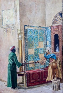 アラブ Painting - タイトル unbekannt Ludwig Deutsch Deutsch Orientalism Araber
